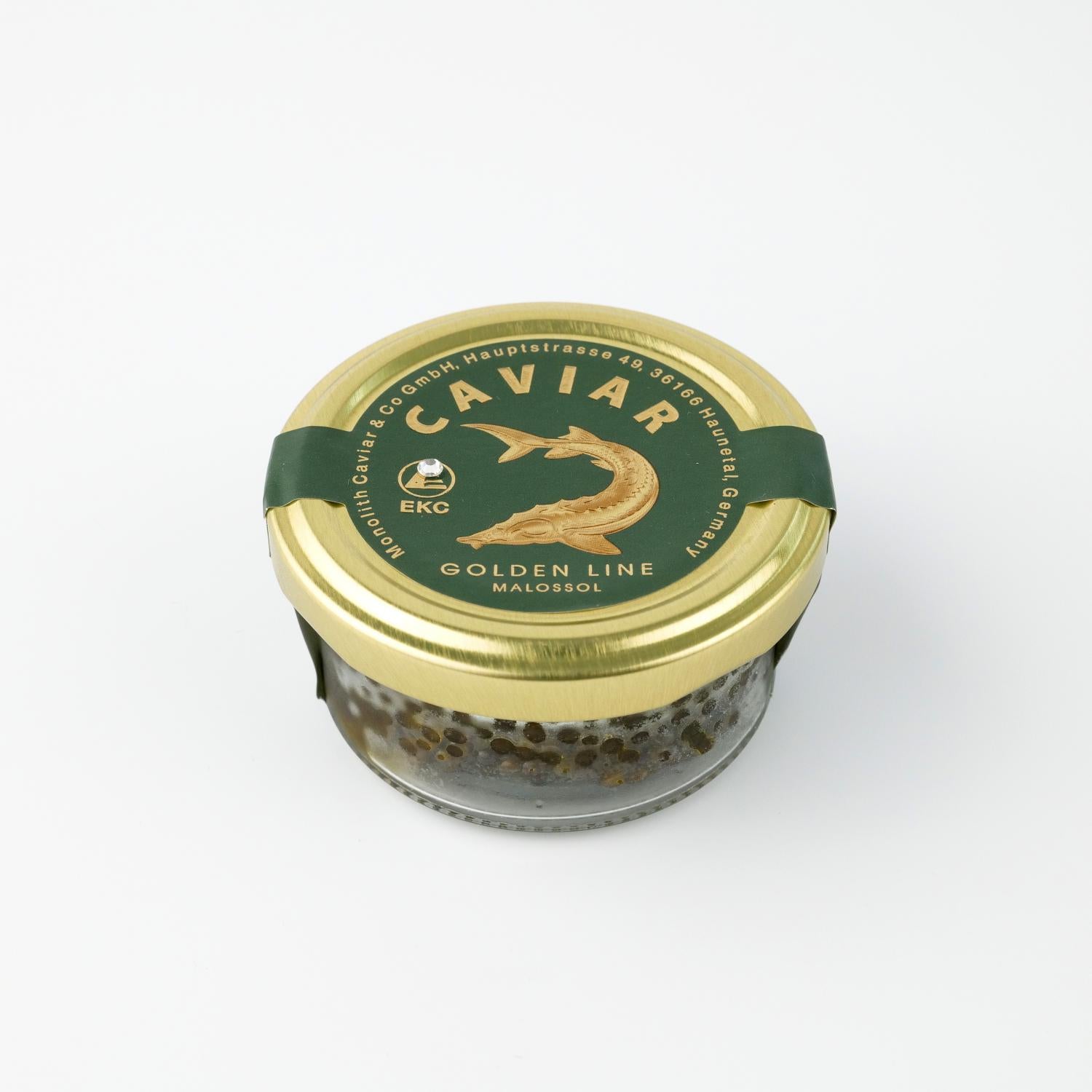 Caviar negru de sturion (nisetru) gold line 50g