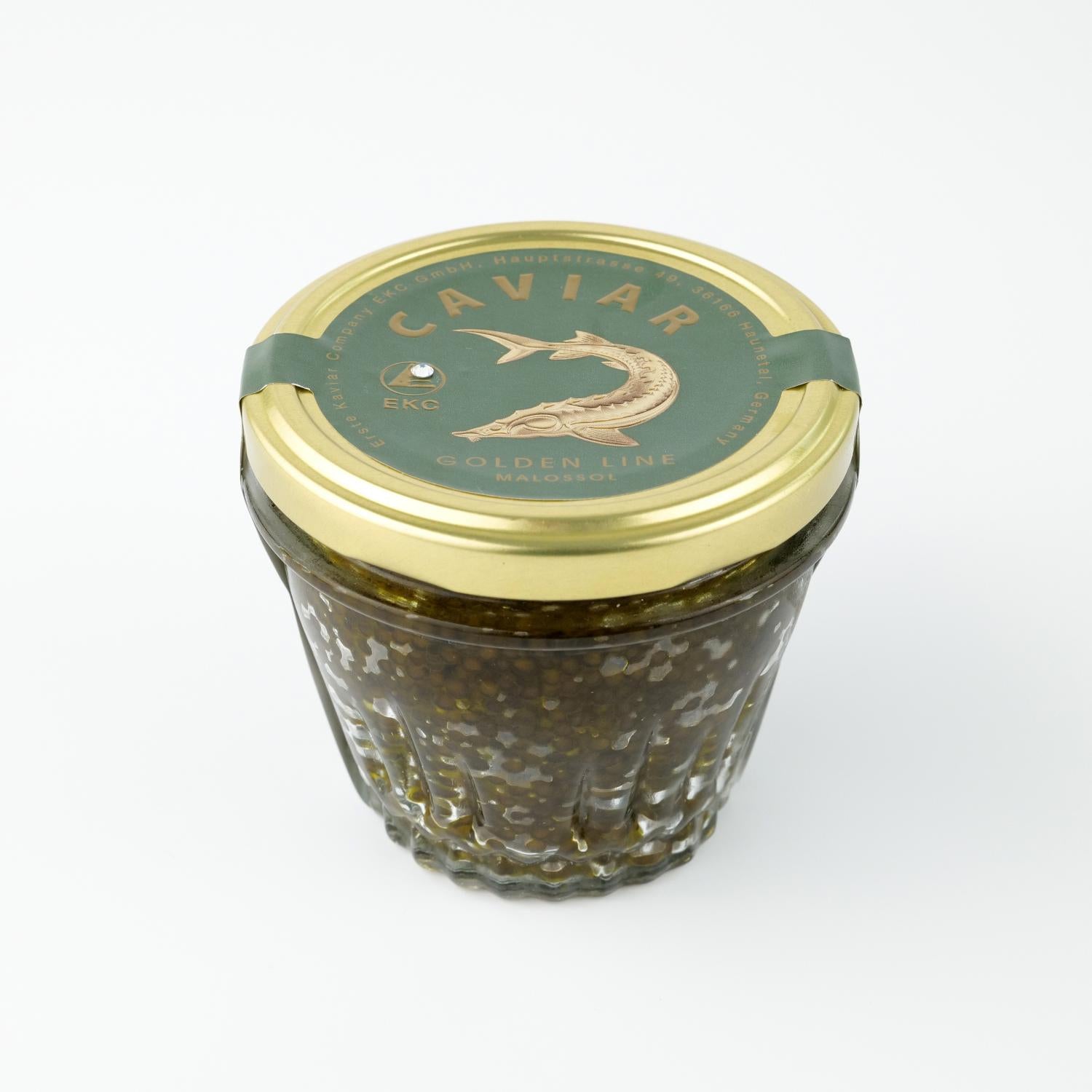 Caviar negru de sturion (nisetru) gold line 200g