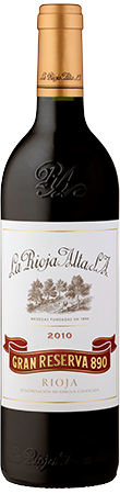 La Rioja Alta Gran Reserva ”890” 2010 0.75L