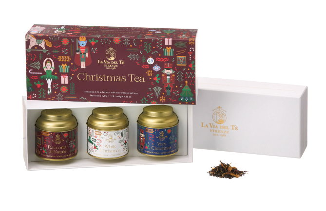 Set Mini Christmas Tea La Via Del Te 3x40g