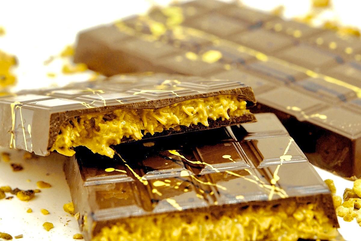Tabletă Kunefe Ciocolata lapte FARA ZAHAR Fistic-Cataif, 200g
