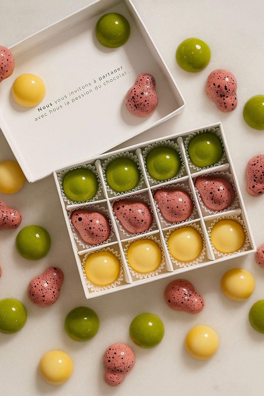 Cutie Mood:Matcha praline asortate spheres 120g