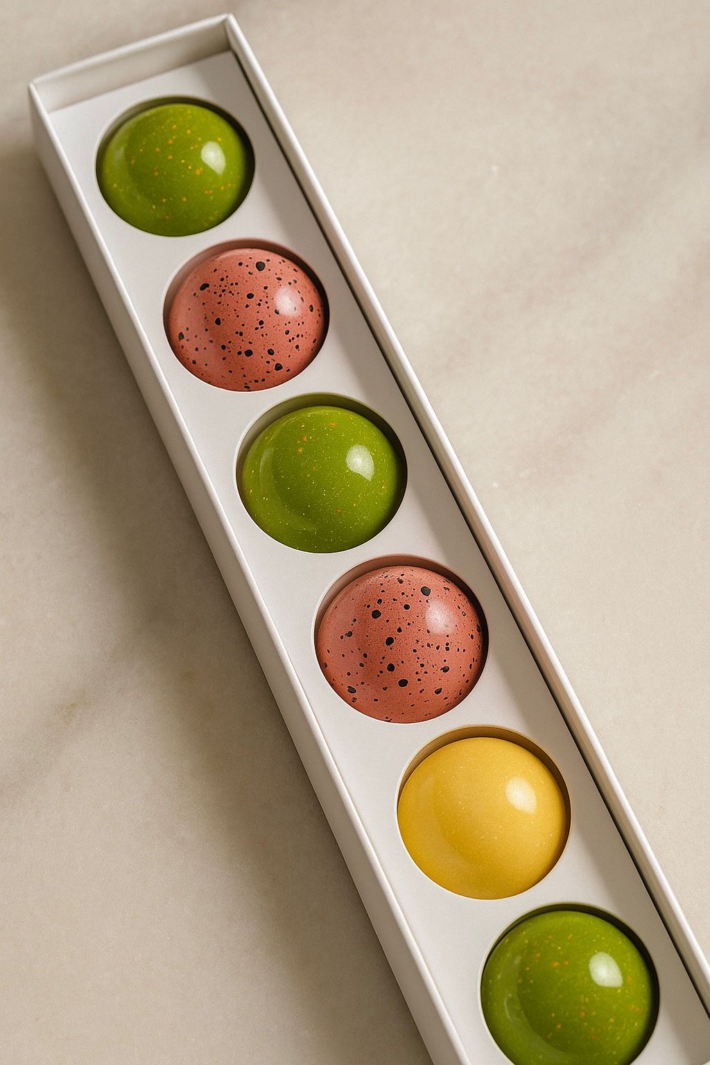 Cutie Mood:Matcha praline asortate Demi 6 buc
