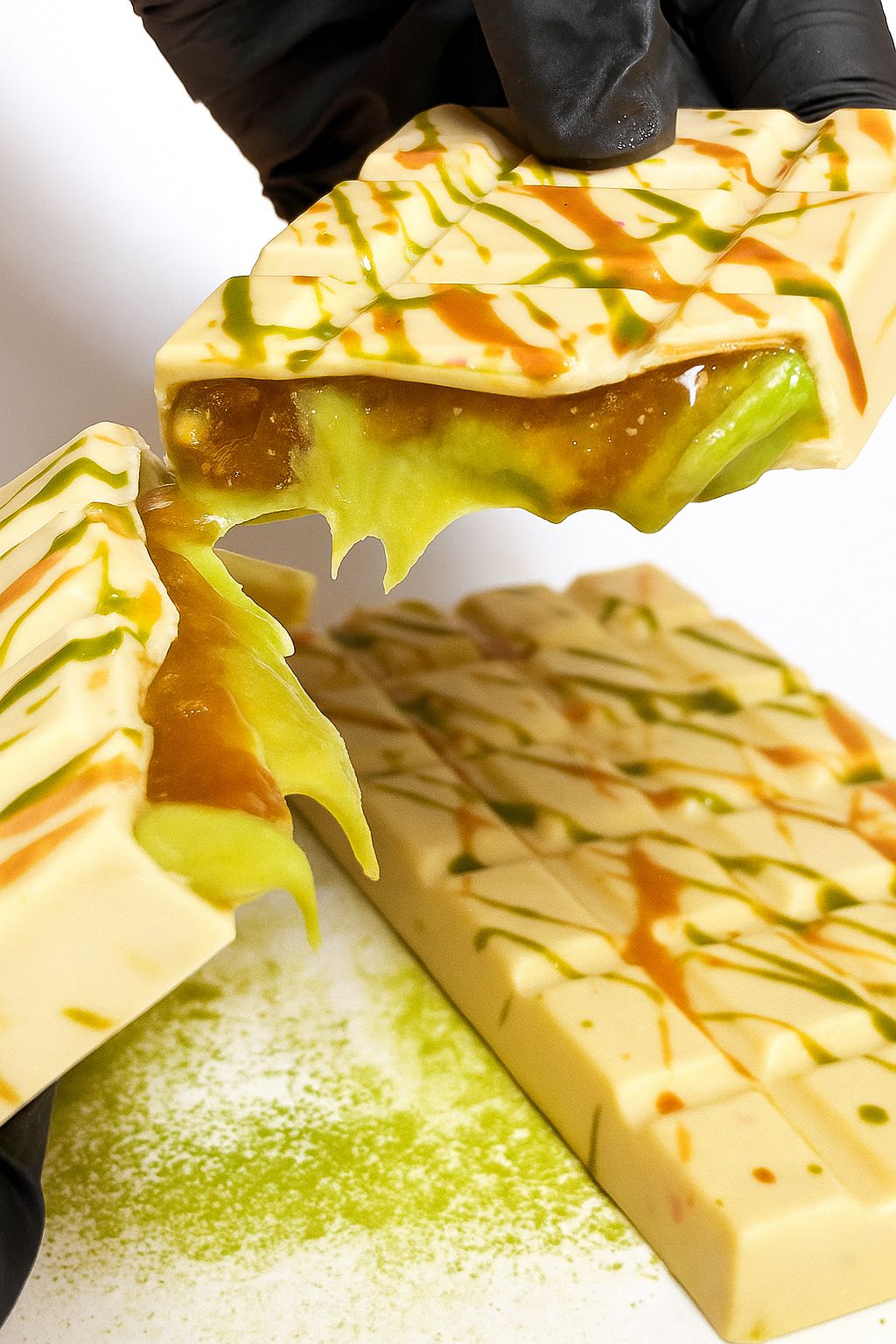 Tableta ganache matcha si ananas Mood:Matcha 200g