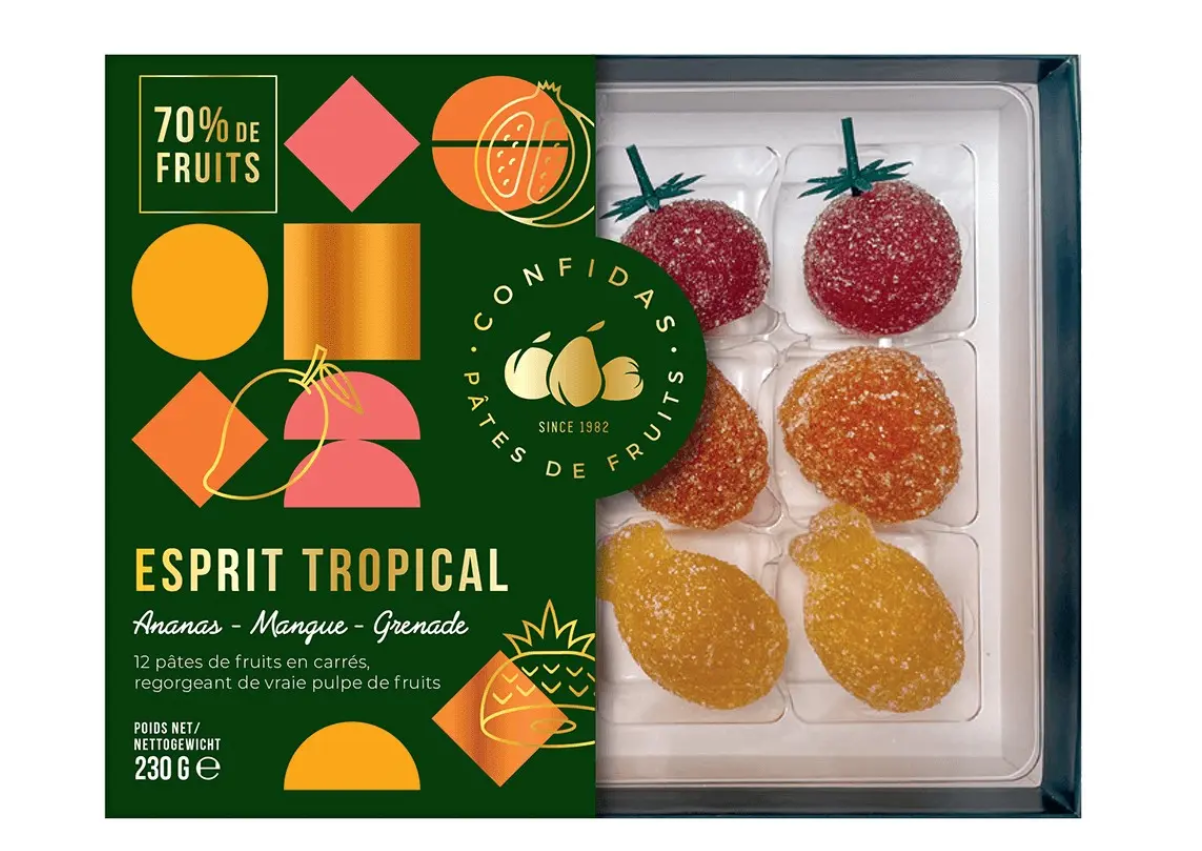 Jeleuri Din Fructe Asortate Tropical Confidas 230g