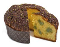 Panettone pufos cu umplutura de crema de fistic La Casina 1kg