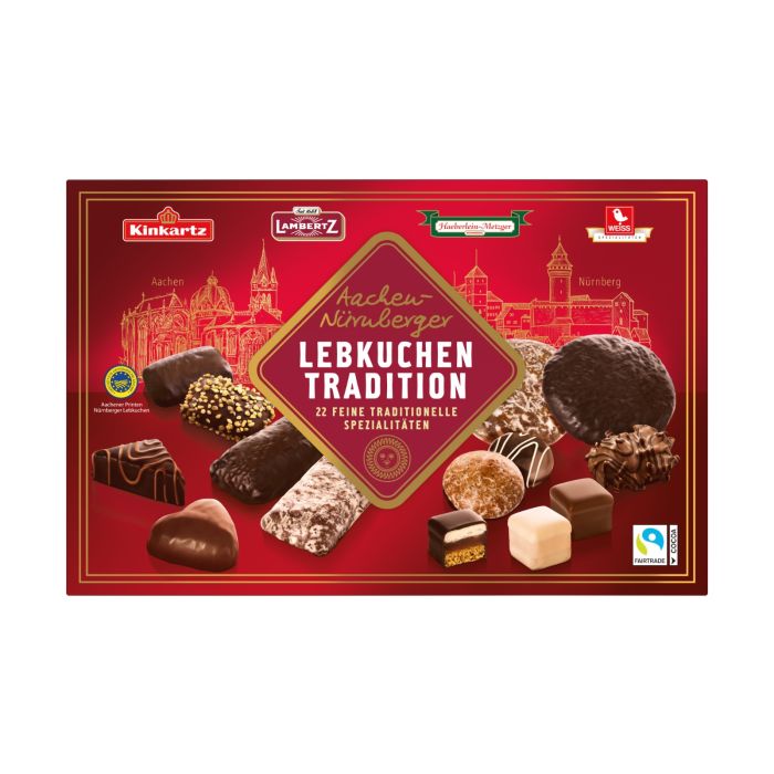 Asortiment de biscuiți cu turtă dulce Lambertz 500g