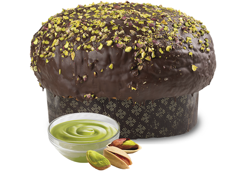 Panettone pufos cu umplutura de crema de fistic La Casina 1kg