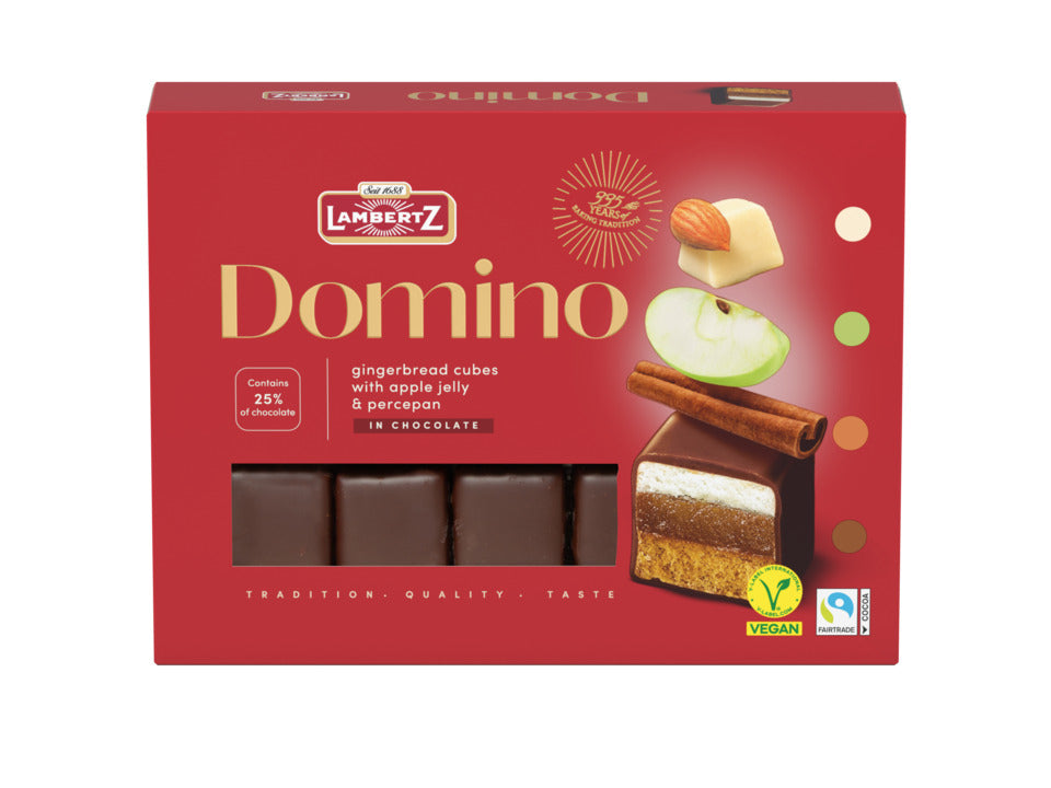 Domino Cuburi de turtă dulce în ciocolată Lambertz 175g