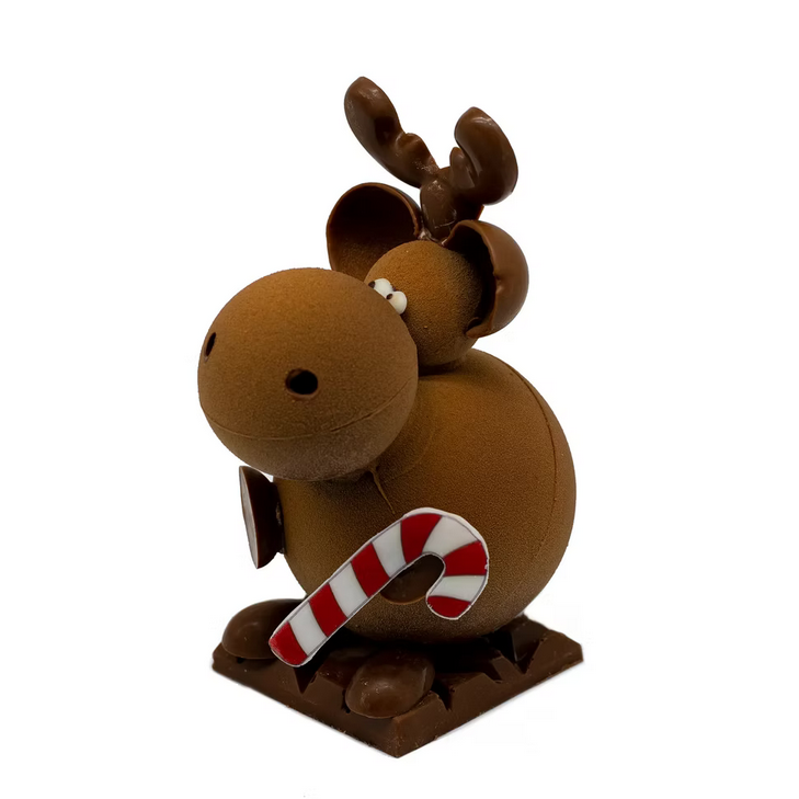 Figurina ciocolata artizanala ren 160g