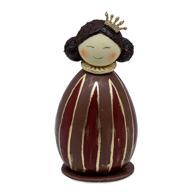 Figurina ciocolata artizanala craiasa zapezii 260g