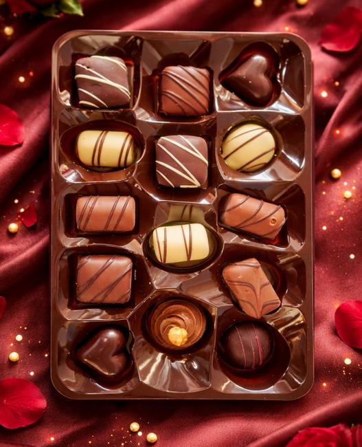 Praline belgiene asortate Bruyerre 180g