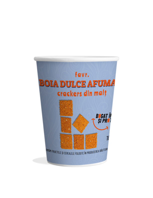 Crackers din malt de bere cu boia dulce afumata Favr 100g x 6buc