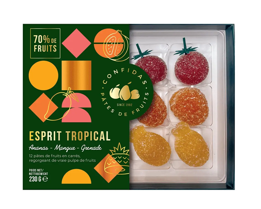 Jeleuri Din Fructe Asortate Tropical Confidas 230g