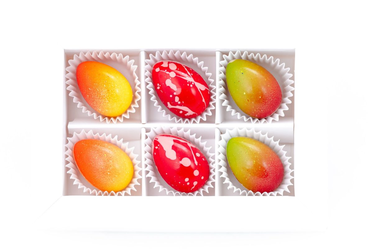 Cutie Paște 6 ouțe ciocolată