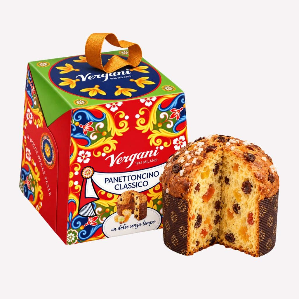 Mini Panettone Clasic cu fructe confiate, Vergani 100g