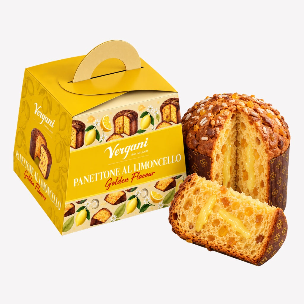 Panettone fara gluten cu limoncello, Vergani 600g