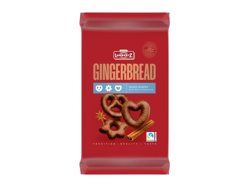 Turtă dulce glazurată în ciocolată Lambertz 400g